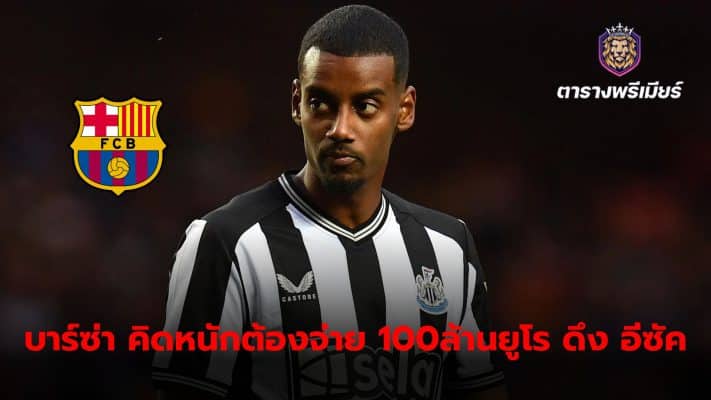 Barcelona are considering signing Newcastle striker Alexander Isak in the summer. But he had to pay a heavy price of 100 million euros.